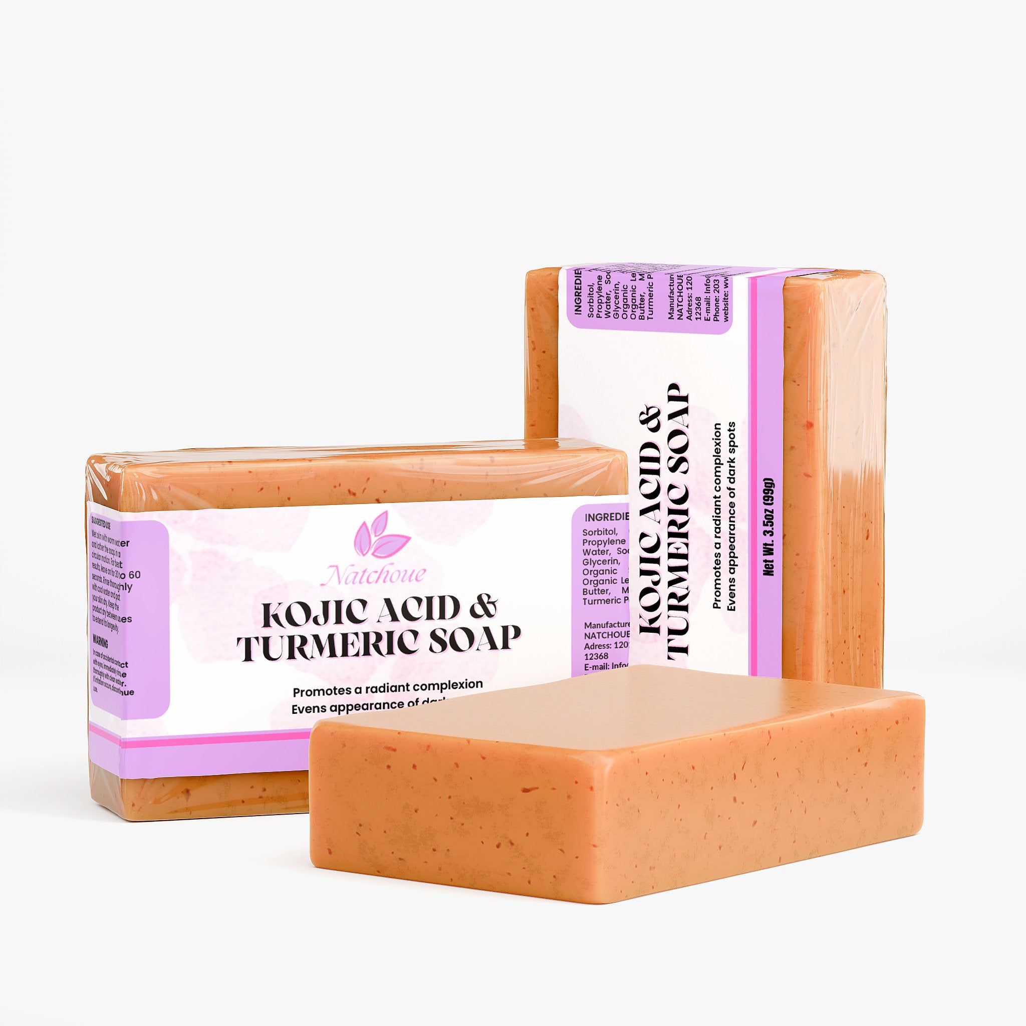Kojic Acid & Turmeric Soap .